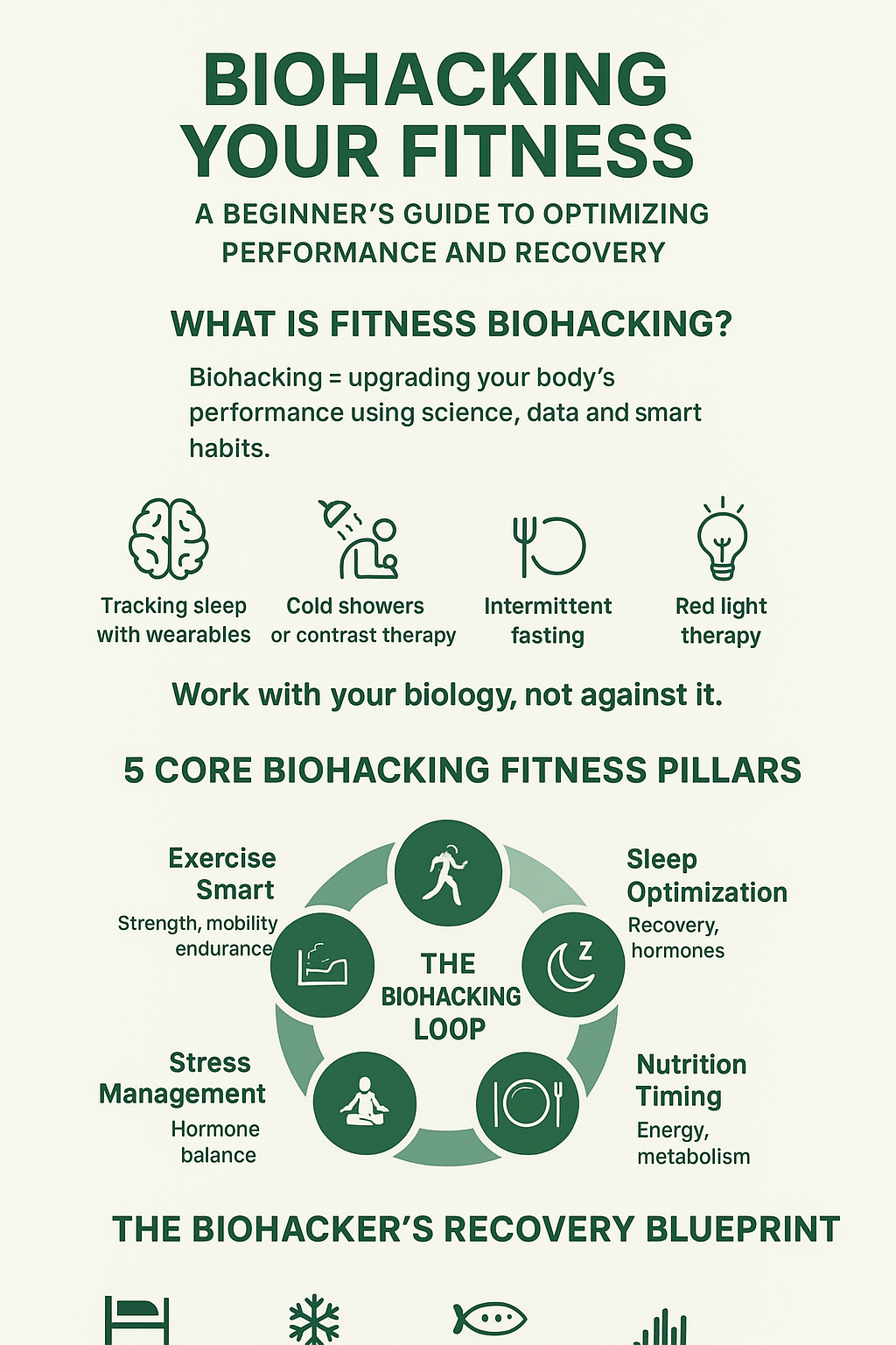 Biohacking Your Fitness: A Beginner’s Guide to Optimizing Performance and Recovery