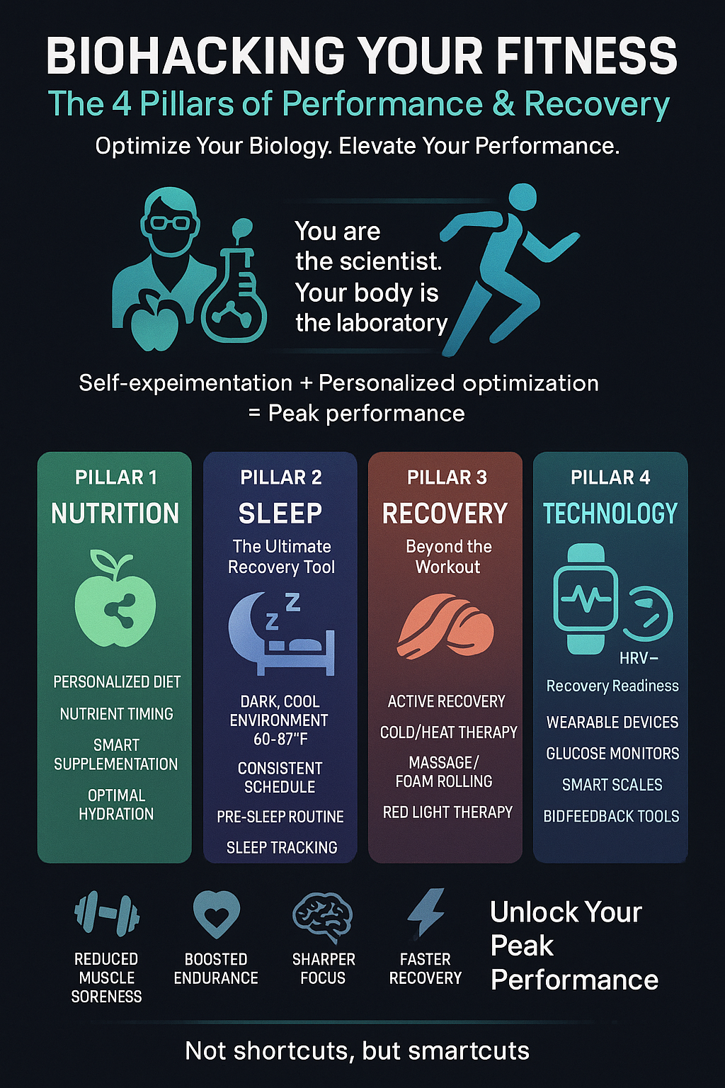 Biohacking Your Fitness: A Beginner’s Guide to Optimizing Performance and Recovery Biohacking Your Fitness: A Beginner’s Guide to Optimizing Performance and Recovery