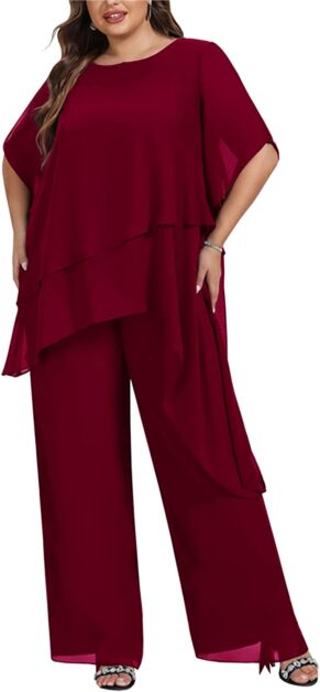Elevate Your Fashion Game with Chic Pant Suits for Women Plus Size! 2023
