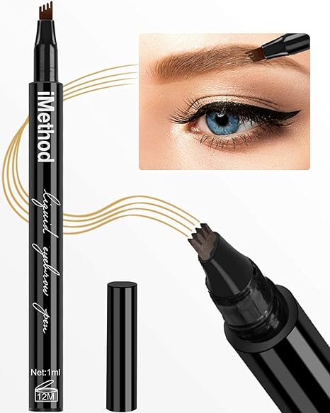 Eyebrow Pencil with a Micro-Fork Tip Applicator