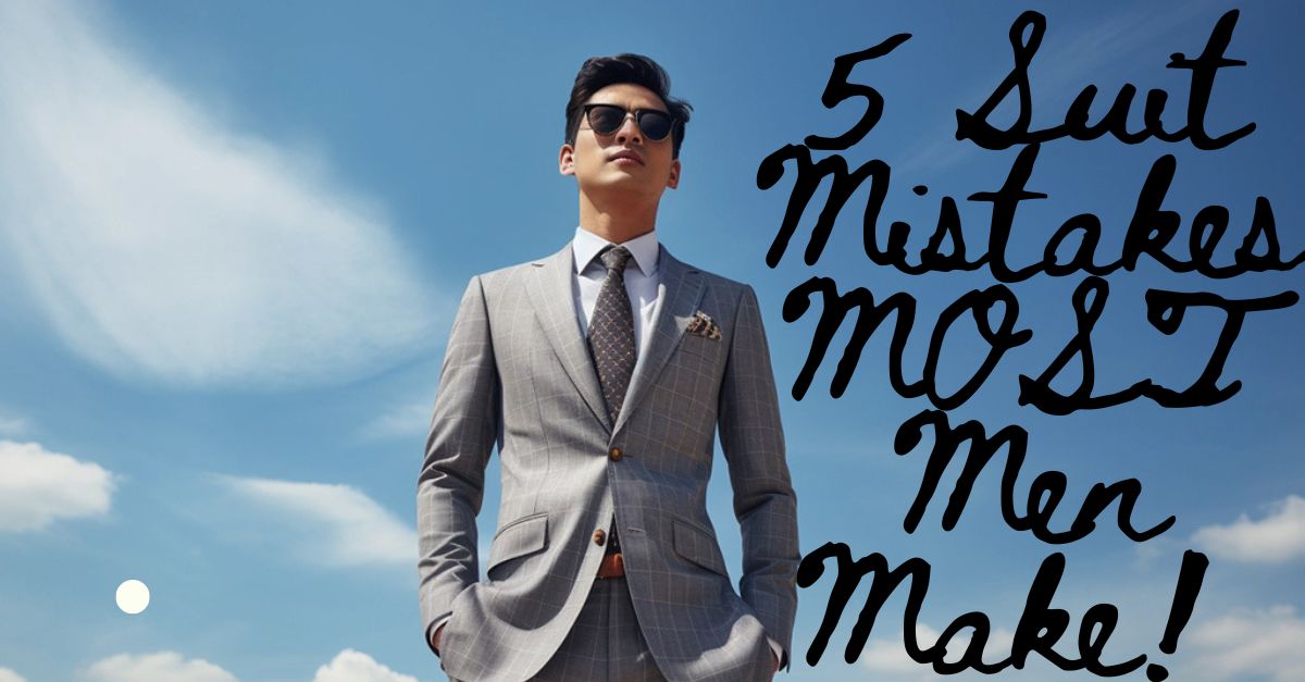 5 Suit Mistakes MOST Men Make!