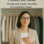 mindful wardrobe, peaceful mind the mental health benefits of a curated closet